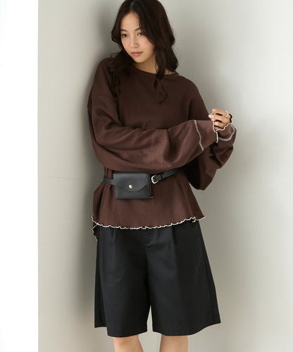 forksy. Oversized Waffle Tee - Image 72