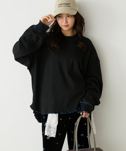 forksy. Oversized Waffle Tee - Image 34