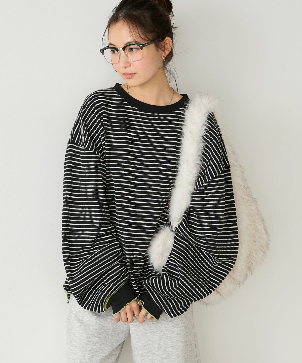 forksy. Oversized Waffle Tee - Image 24