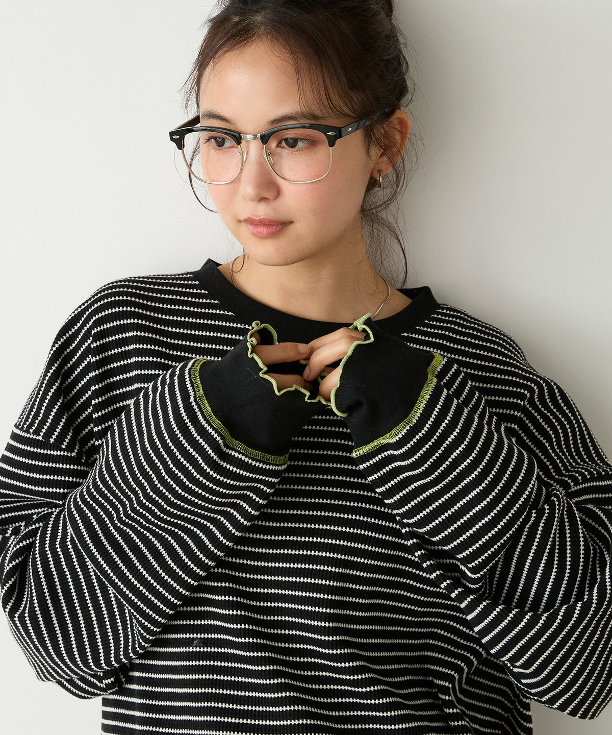 forksy. Oversized Waffle Tee - Image 25
