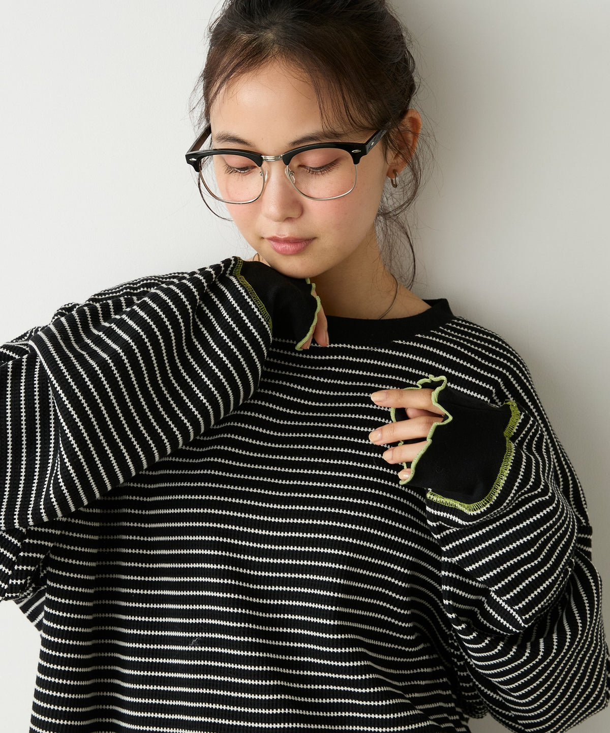 forksy. Oversized Waffle Tee - Image 30
