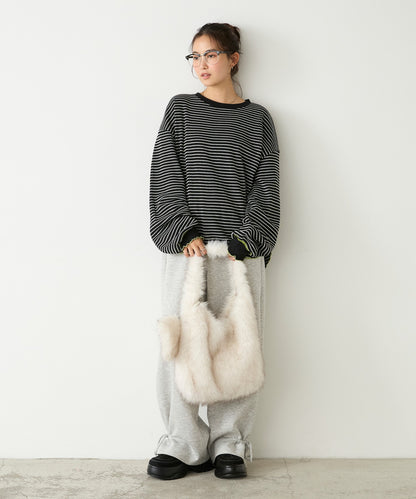 forksy. Oversized Waffle Tee - Image 31