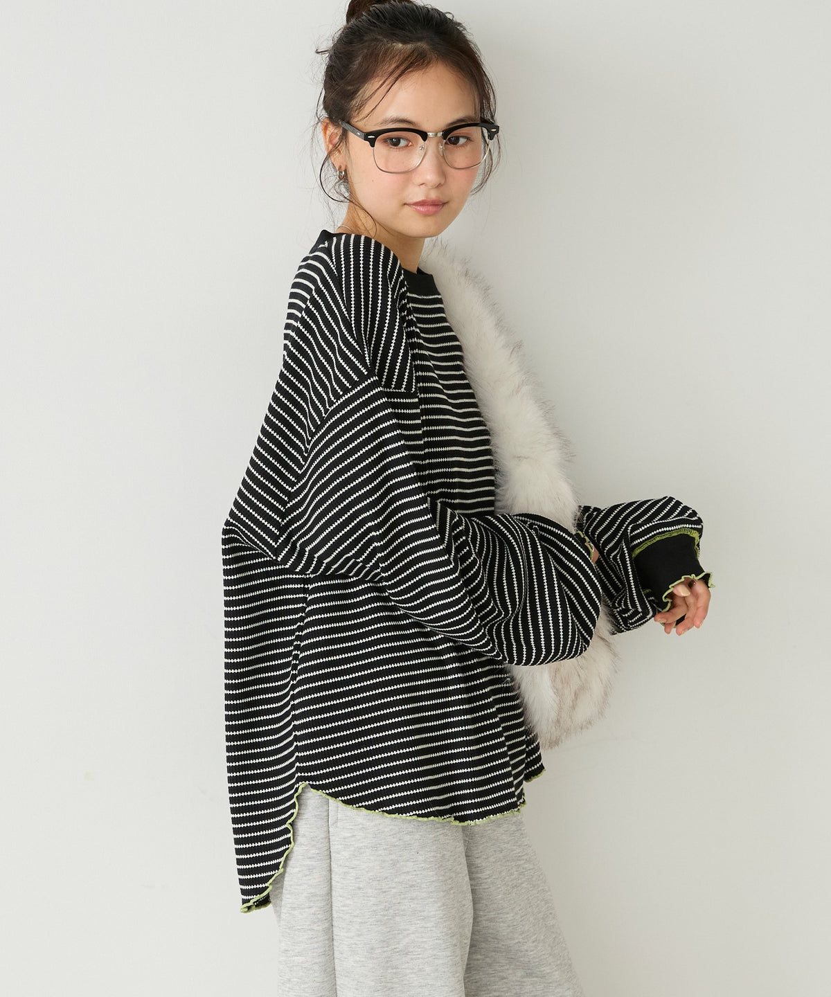forksy. Oversized Waffle Tee - Image 32