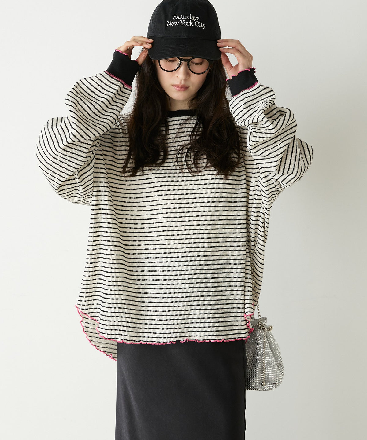 forksy. Oversized Waffle Tee - Image 16