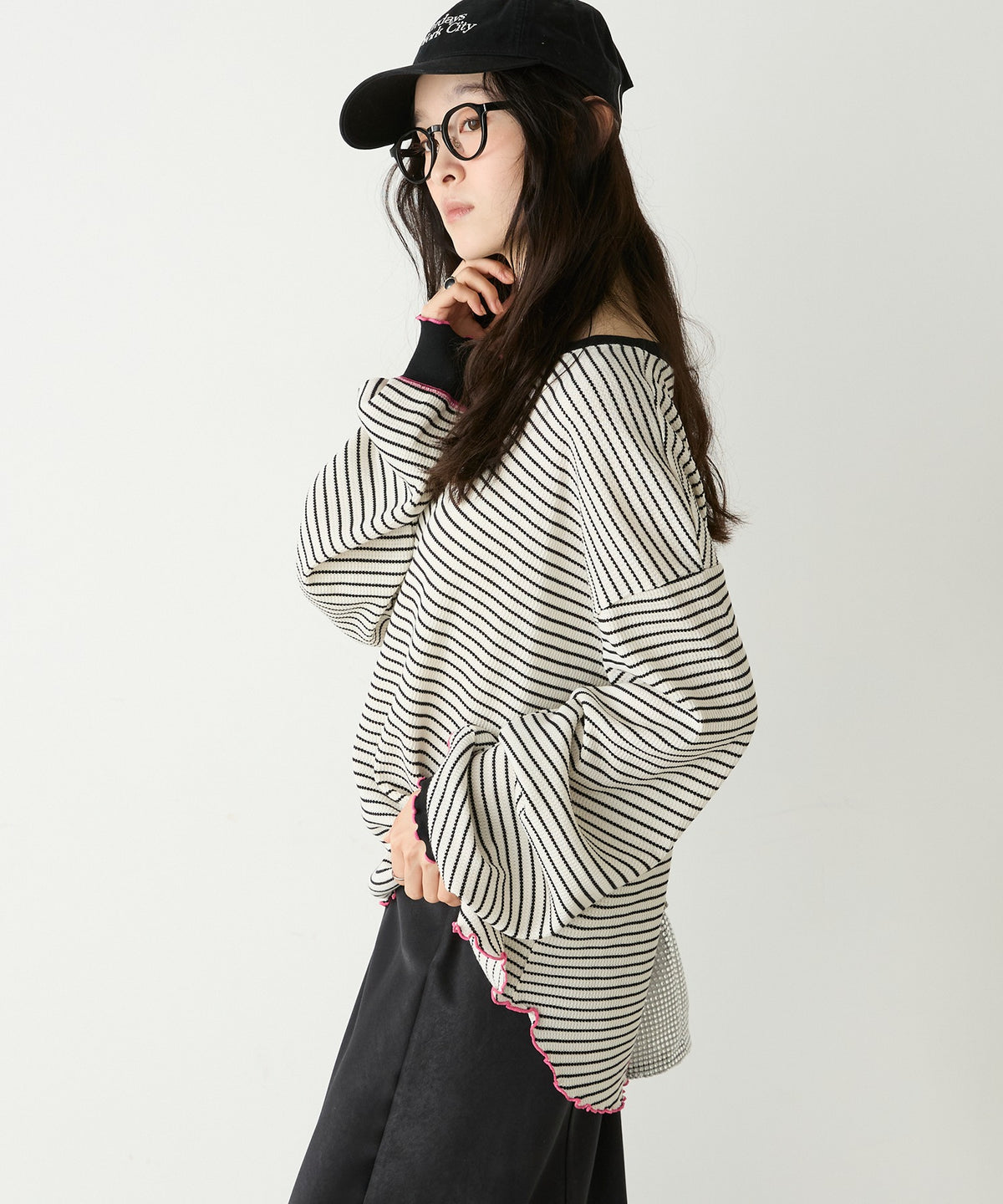 forksy. Oversized Waffle Tee - Image 17