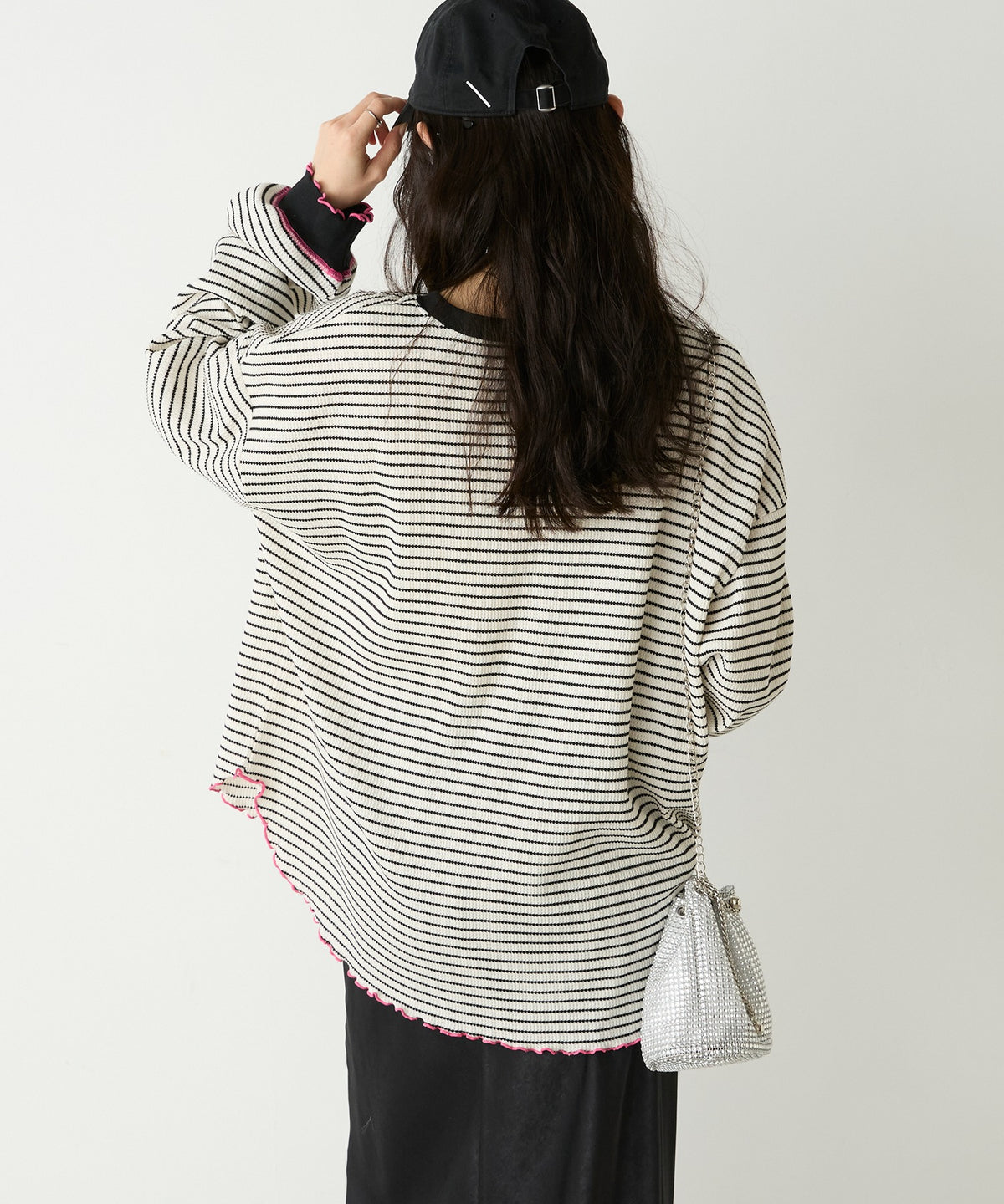 forksy. Oversized Waffle Tee - Image 18