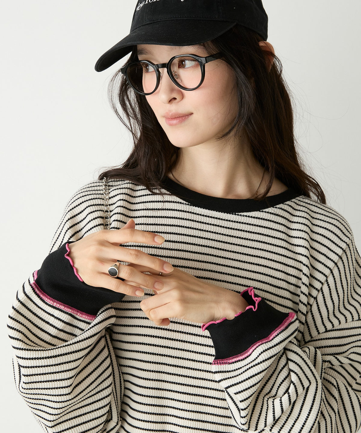 forksy. Oversized Waffle Tee - Image 19