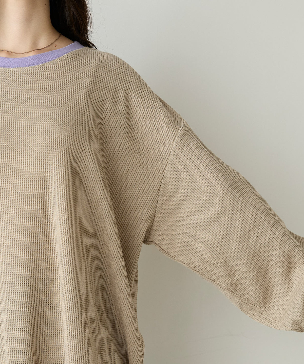 forksy. Oversized Waffle Tee - Image 94