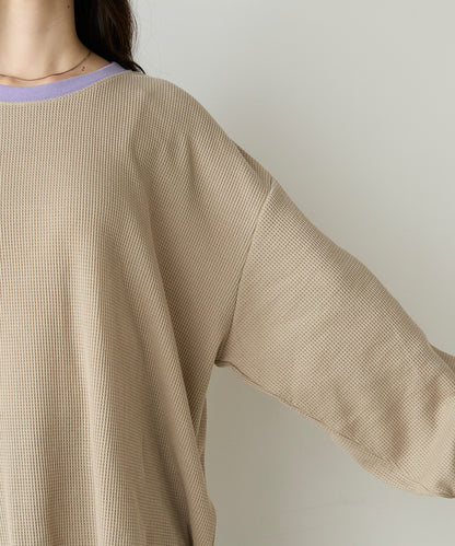 forksy. Oversized Waffle Tee - Image 94
