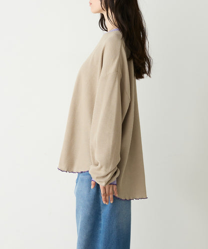 forksy. Oversized Waffle Tee - Image 97