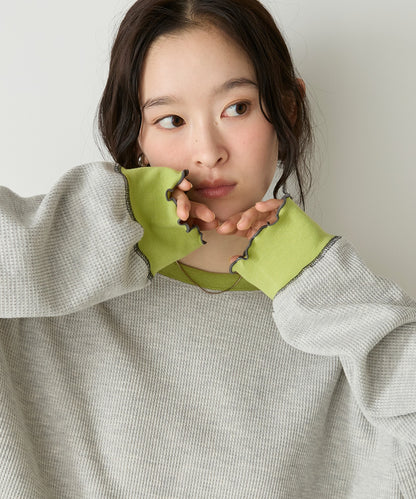 forksy. Oversized Waffle Tee - Image 49