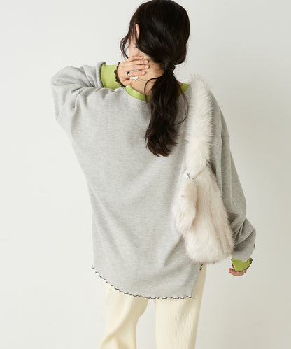 forksy. Oversized Waffle Tee - Image 54