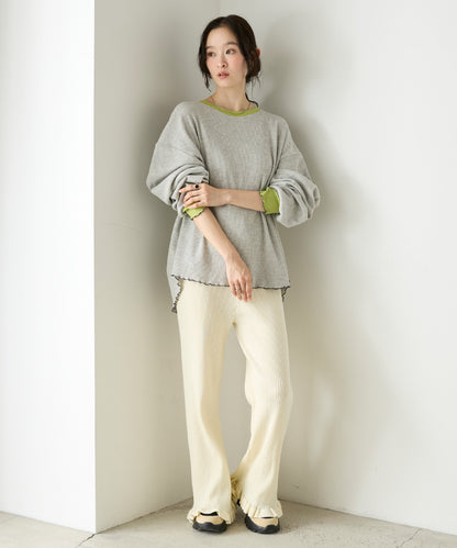 forksy. Oversized Waffle Tee - Image 56