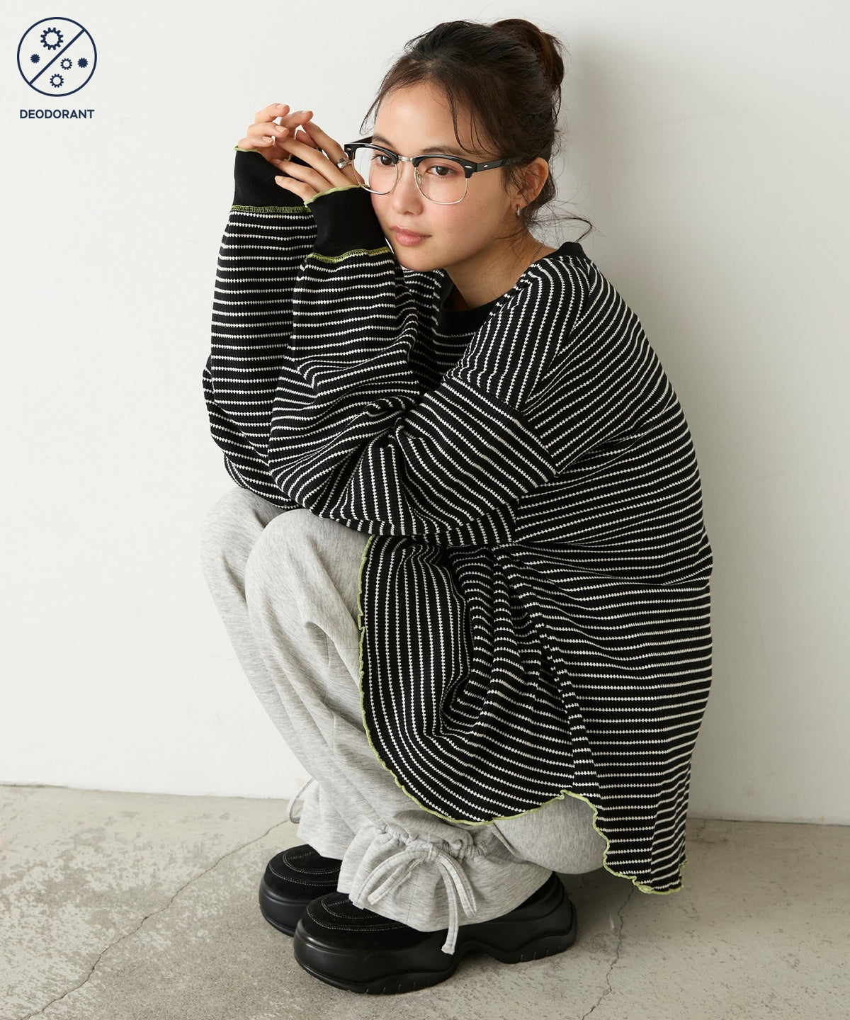 forksy. Oversized Waffle Tee - Image 23