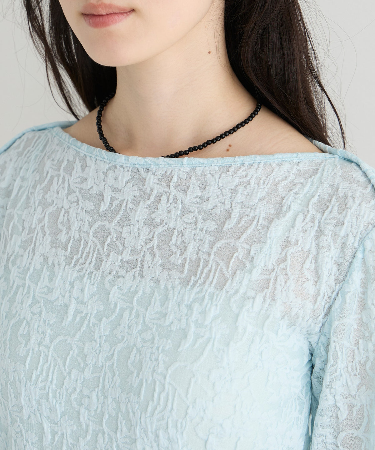 forksy. flower lace 船領木耳邊Top - Image 52