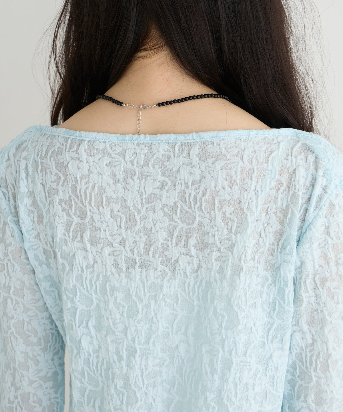 forksy. flower lace 船領木耳邊Top - Image 59