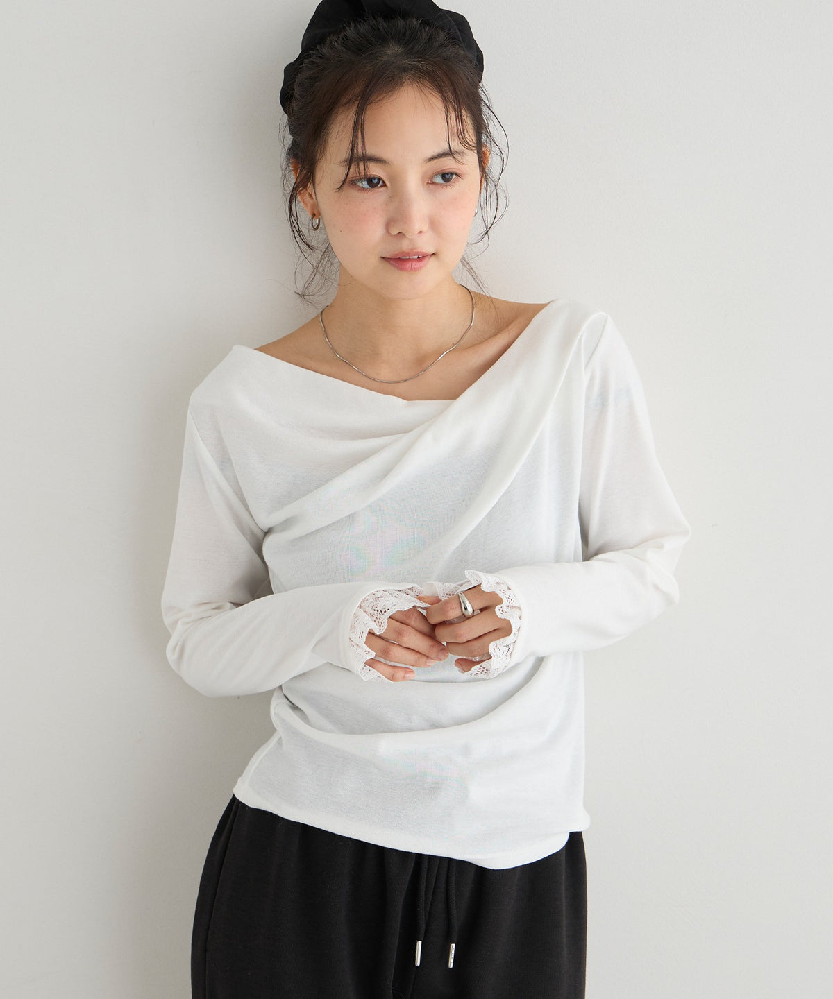 forksy. 垂墜領Lace袖口Top - Image 14