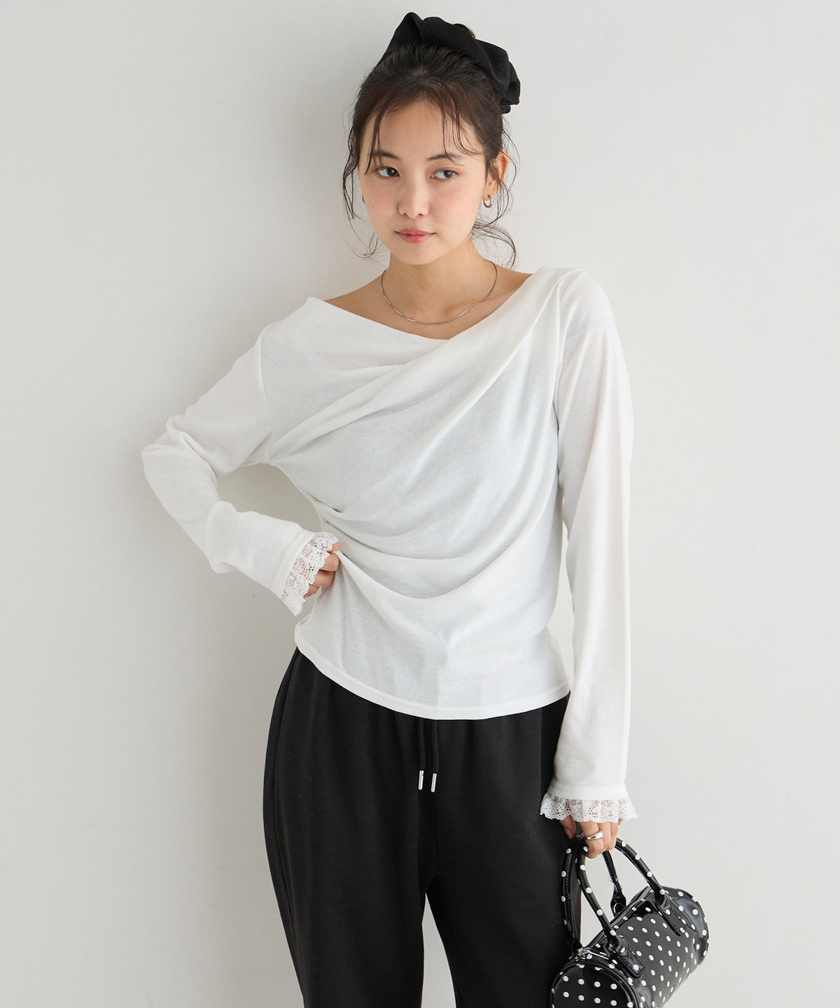 forksy. 垂墜領Lace袖口Top - Image 15