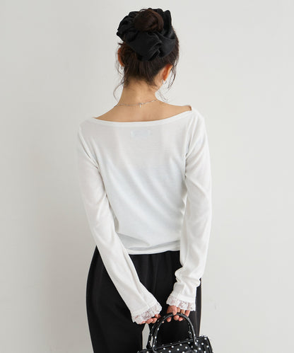 forksy. 垂墜領Lace袖口Top - Image 17