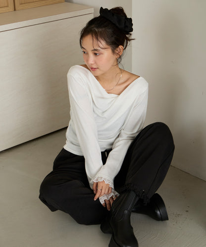 forksy. 垂墜領Lace袖口Top - Image 19