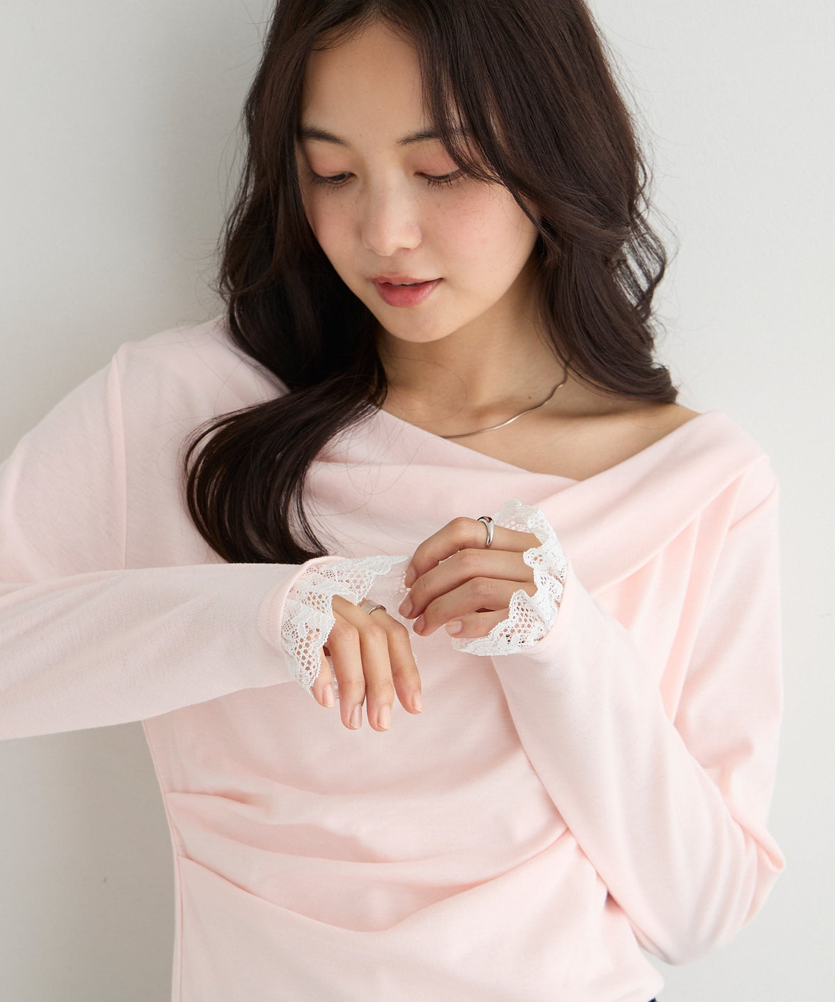 forksy. 垂墜領Lace袖口Top - Image 64