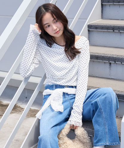 forksy. 垂墜領Lace袖口Top - Image 58