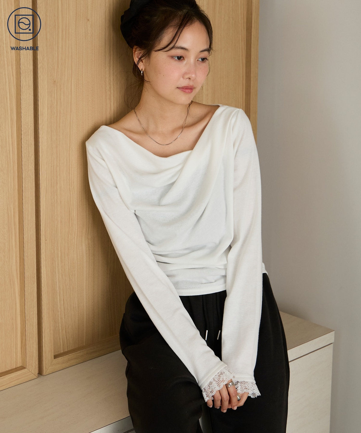forksy. 垂墜領Lace袖口Top - Image 9