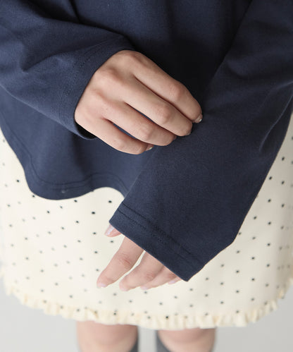 unblend 彩色紐 Henley Neck Hoodie Top - Image 53