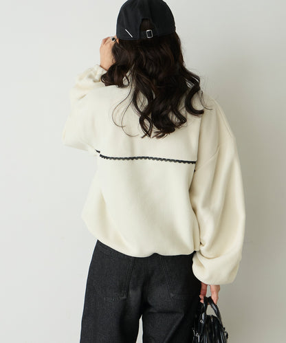 forksy. lace fleece pullover - Image 26