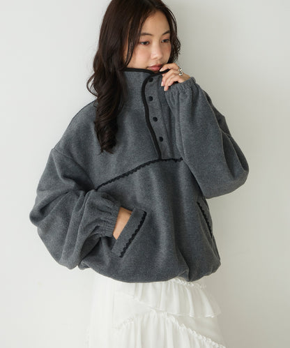 forksy. lace fleece pullover - Image 14