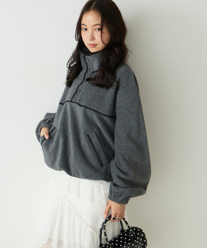 forksy. lace fleece pullover - Image 17