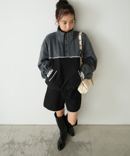 forksy. lace fleece pullover - Image 12
