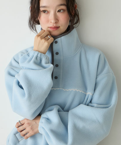 forksy. lace fleece pullover - Image 30