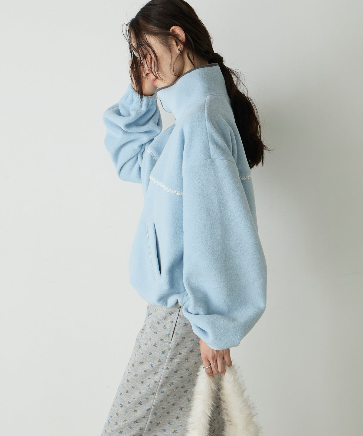 forksy. lace fleece pullover - Image 32