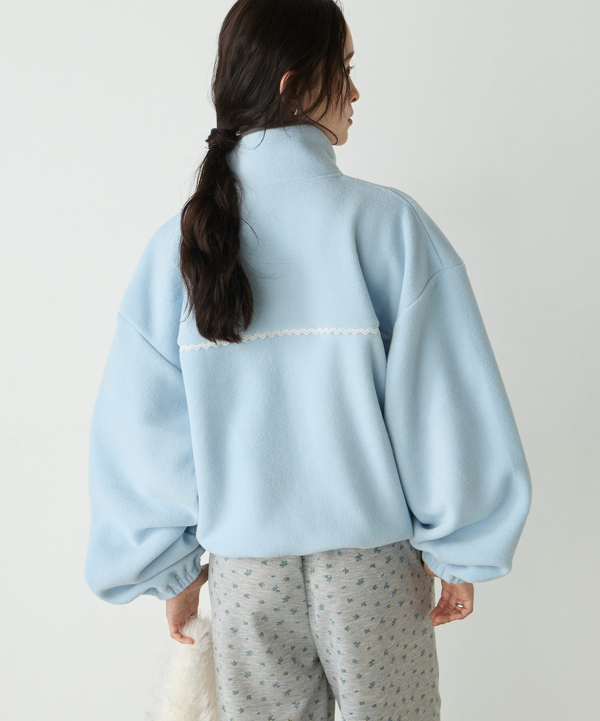 forksy. lace fleece pullover - Image 33