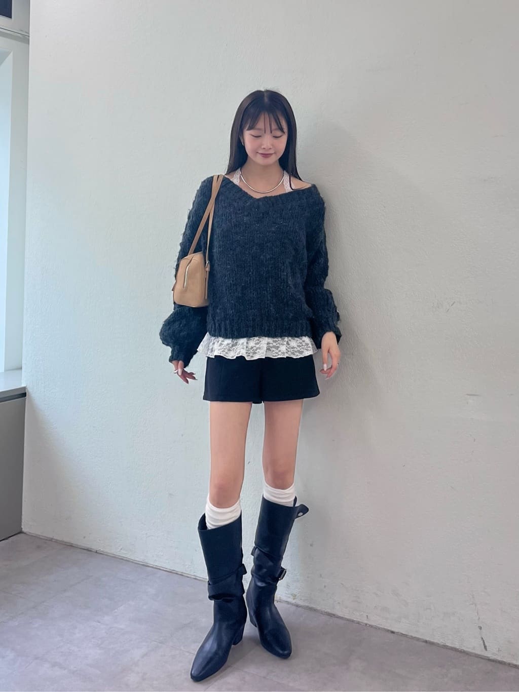 [內搭Good！！] mystic Lace peplum halter camisole - Image 51