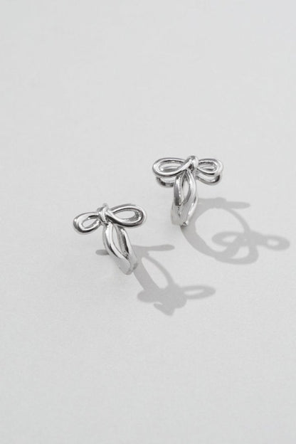 GOLDY Mini ribbon one-touch Earrings