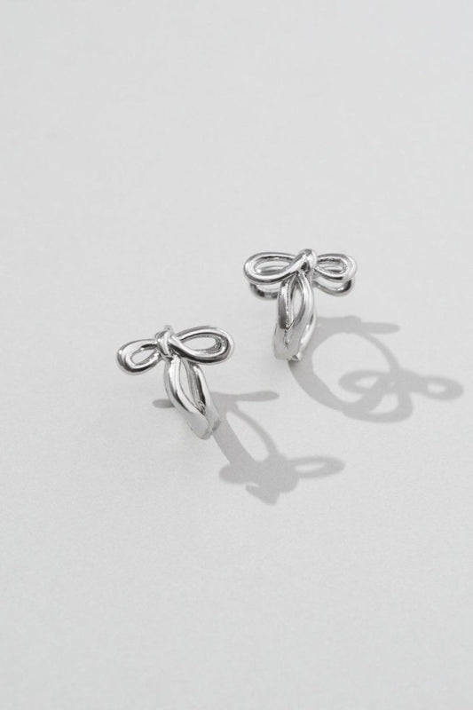 GOLDY Mini ribbon one-touch Earrings