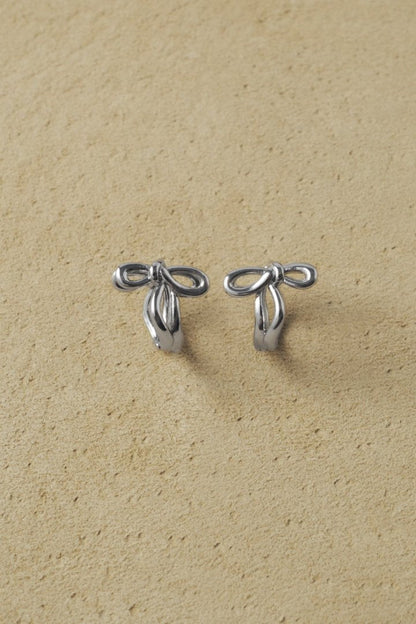 GOLDY Mini ribbon one-touch Earrings