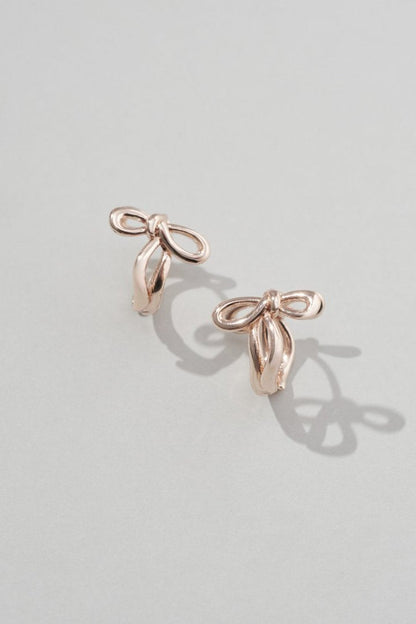 GOLDY Mini ribbon one-touch Earrings