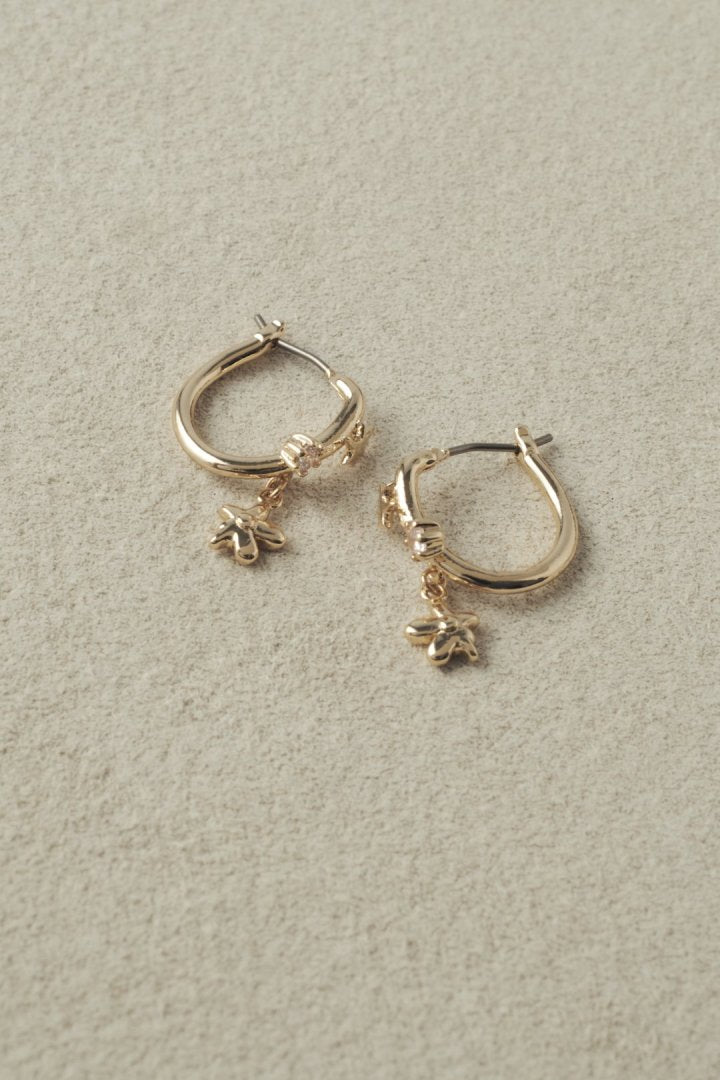 GOLDY Flower motif Earrings