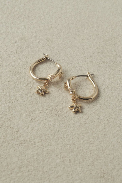 GOLDY Flower motif Earrings