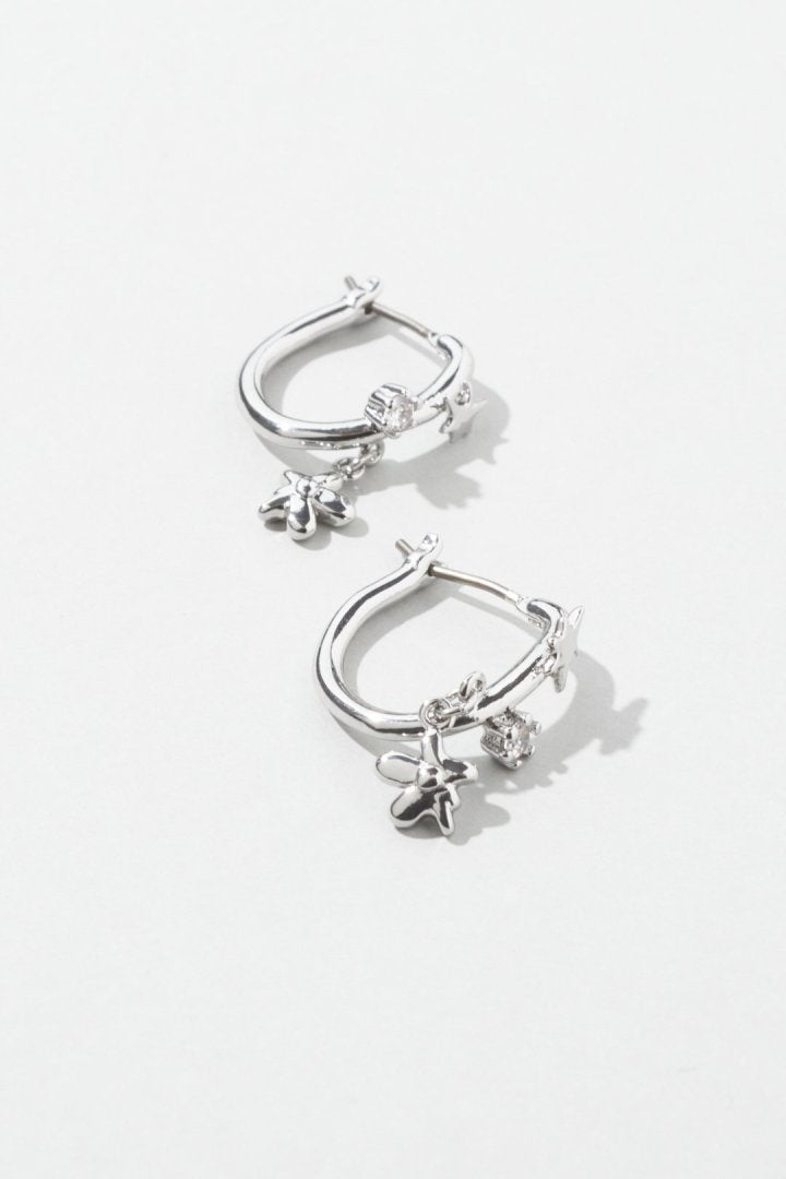 GOLDY Flower motif Earrings