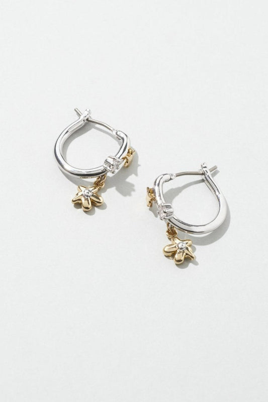 GOLDY Flower motif Earrings