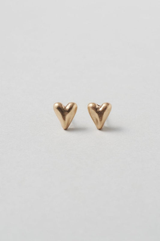 GOLDY petite heart earrings