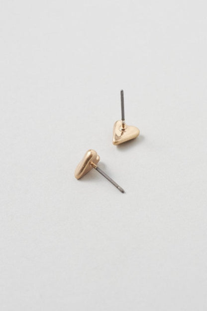 GOLDY petite heart earrings