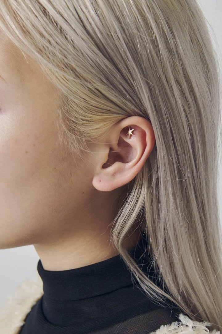 GOLDY petite star earrings