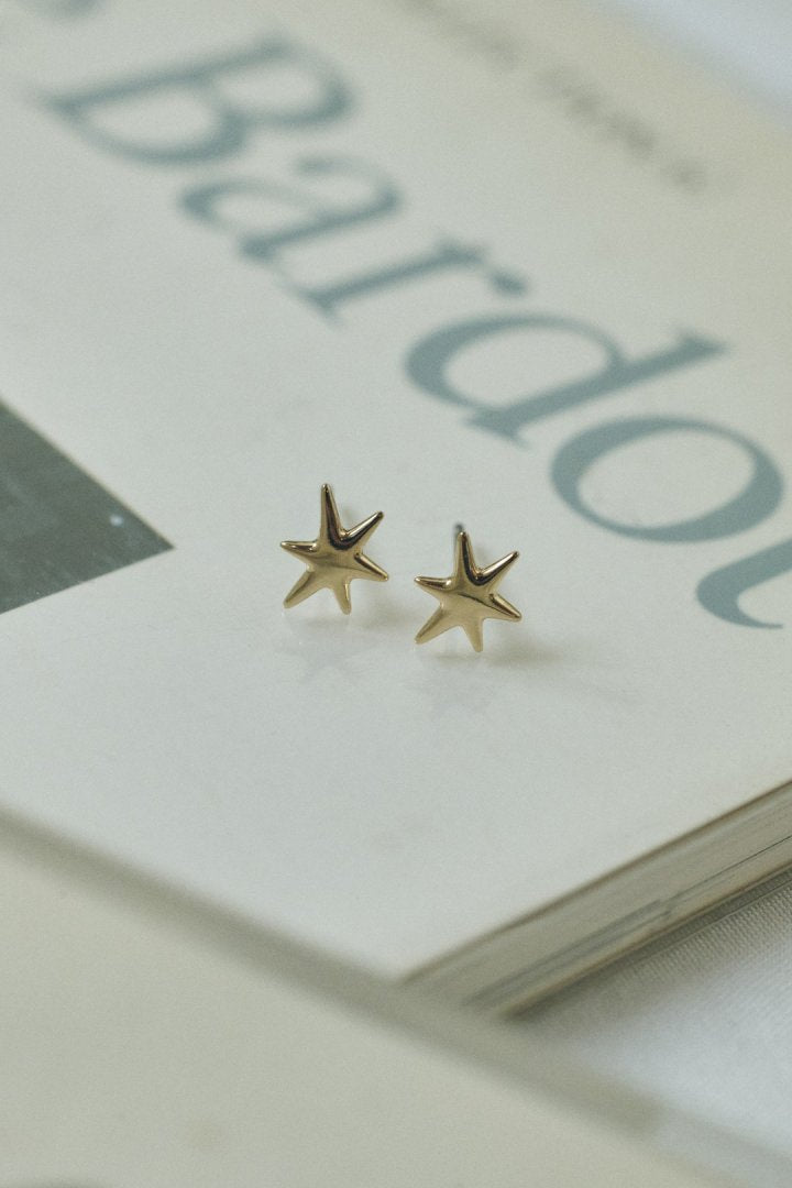 GOLDY petite star earrings