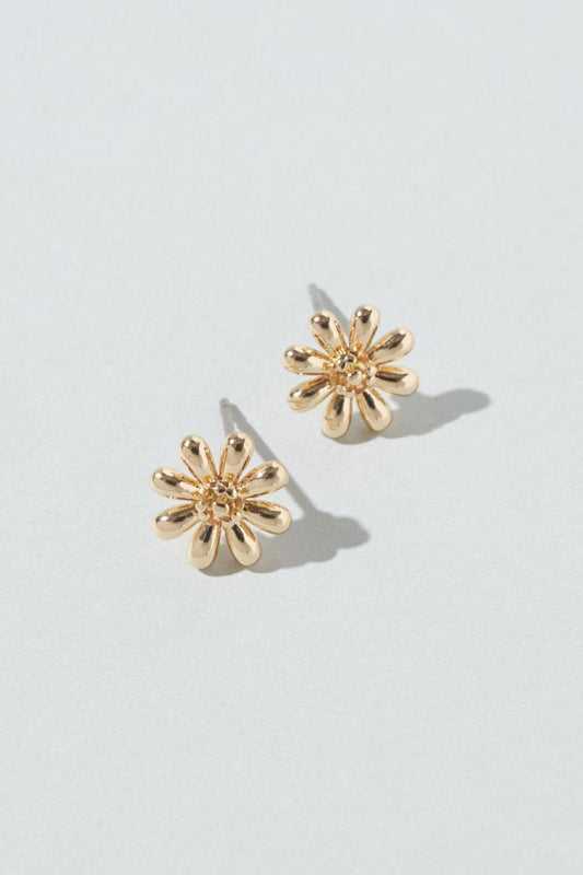 GOLDY Small Daisy Earrings