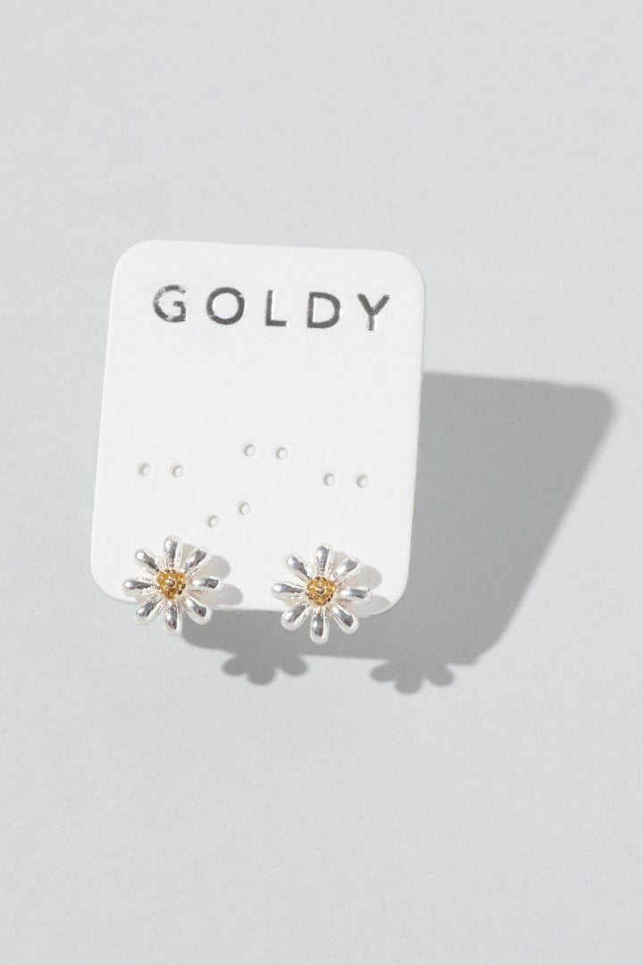 GOLDY Small Daisy Earrings
